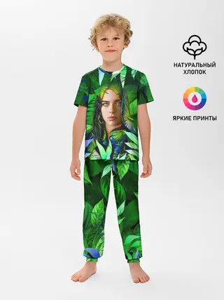 Детская пижама с брюками / BILLIE EILISH | БИЛЛИ АЙЛИШ