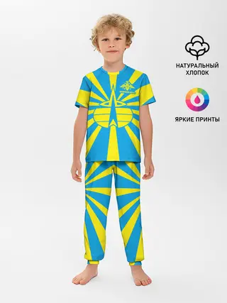 Детская пижама с брюками / Космические войска
