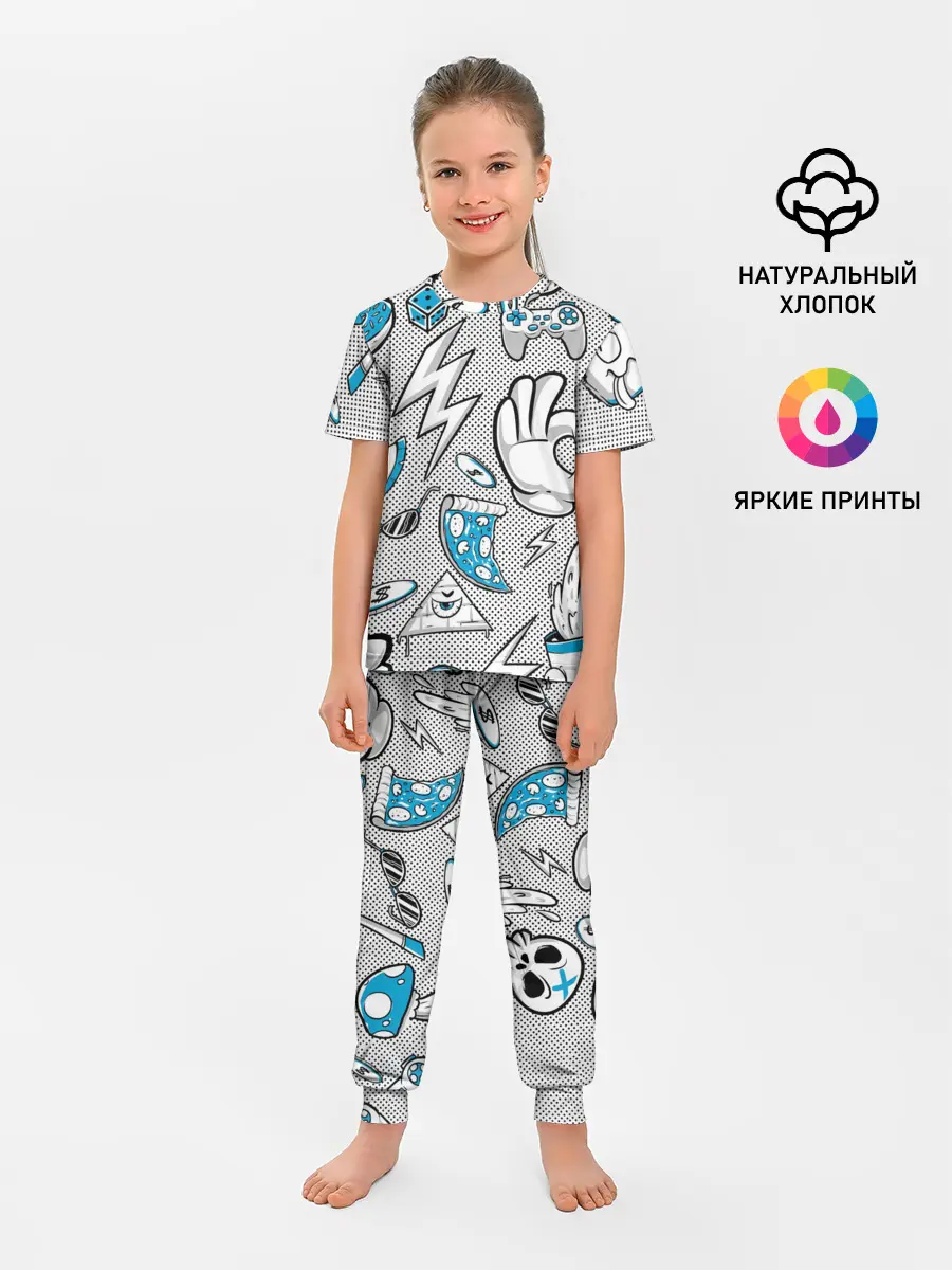 Детская пижама с брюками / Gamer Style