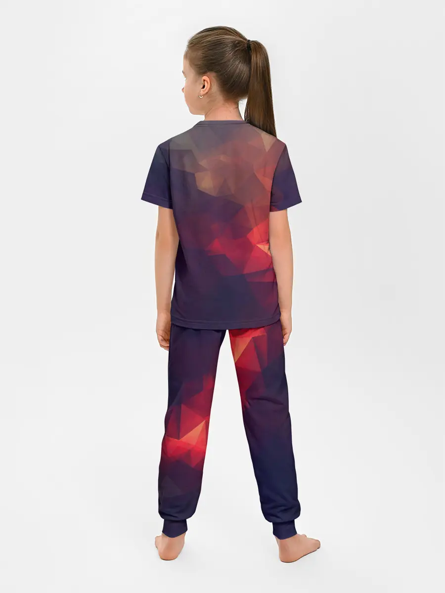 Детская пижама с брюками / Лавовый вектор