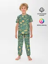 Детская пижама с брюками / Велосипед Текстура