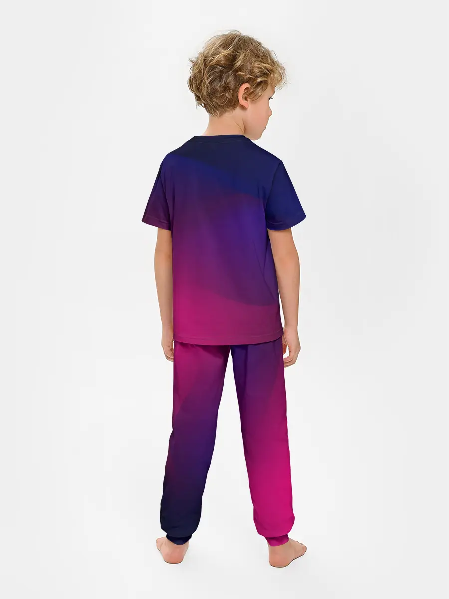Детская пижама с брюками / Abstract simple colors