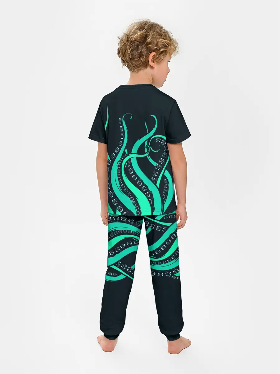 Детская пижама с брюками / Щупальца осьминога