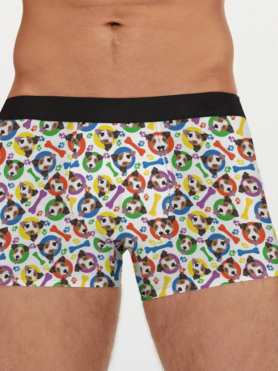 Мужские трусы боксеры / Джек Рассел Терьер