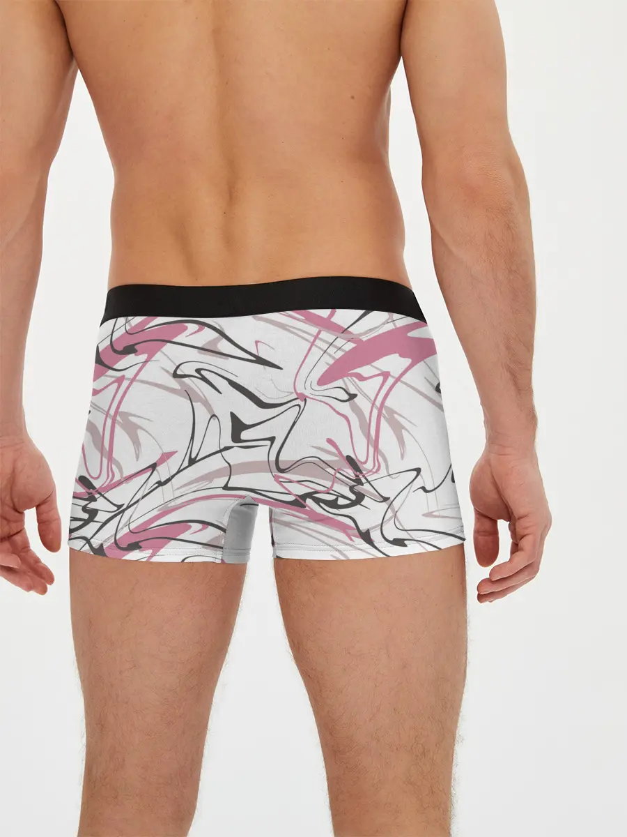 Мужские трусы боксеры / Хаотичные линии