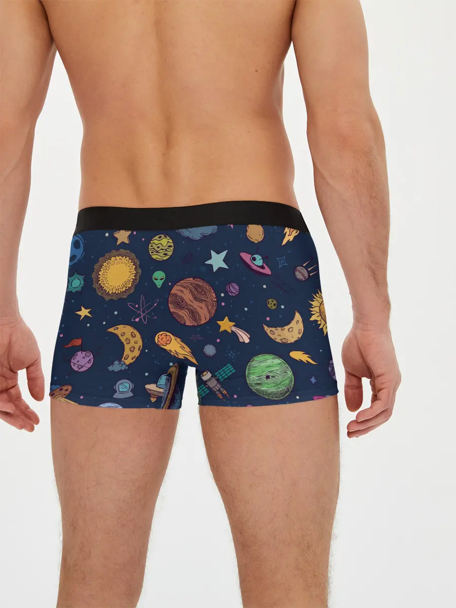 Мужские трусы боксеры / Космический мир