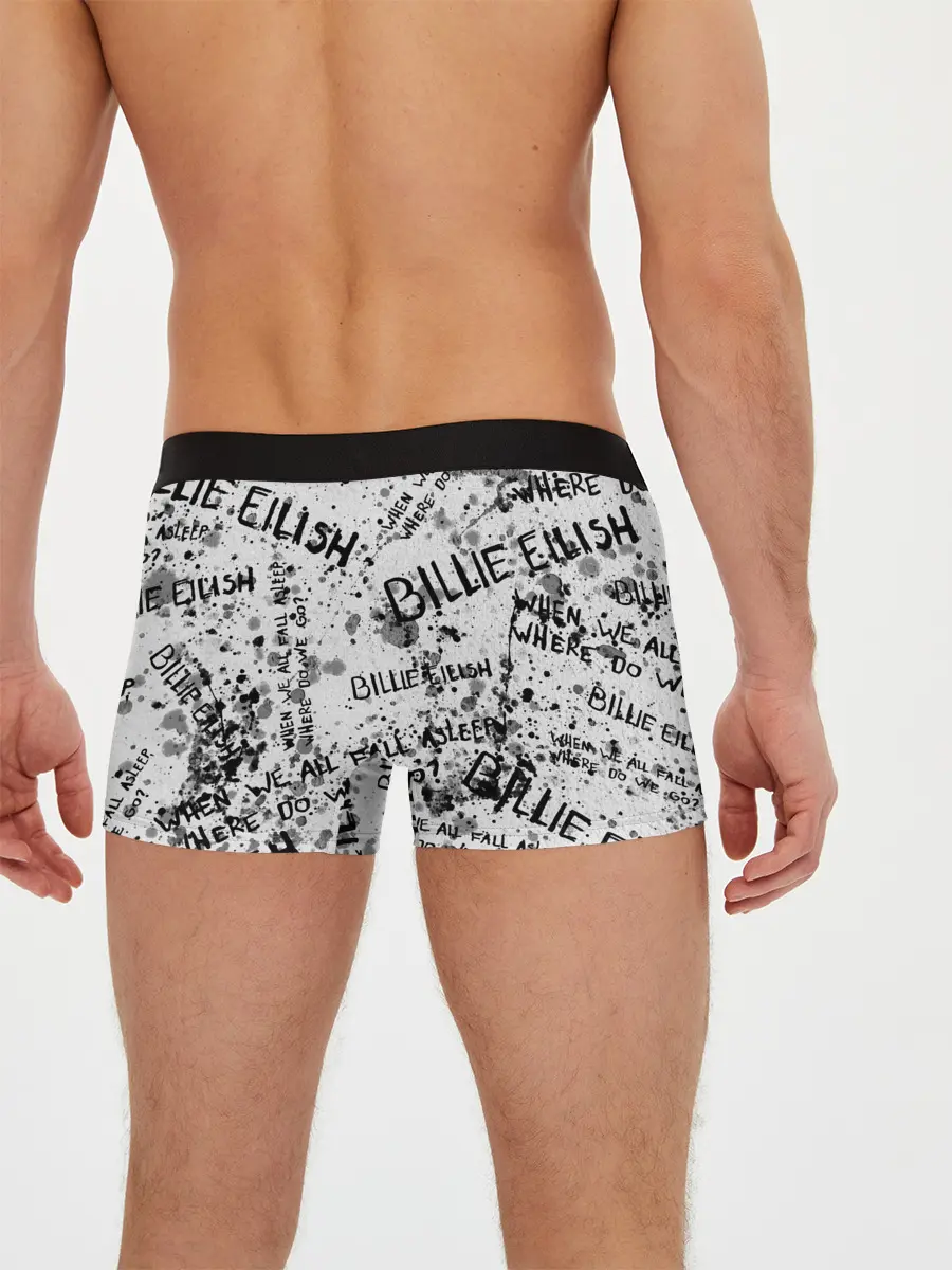Мужские трусы боксеры / BILLIE EILISH - Where Do We Go