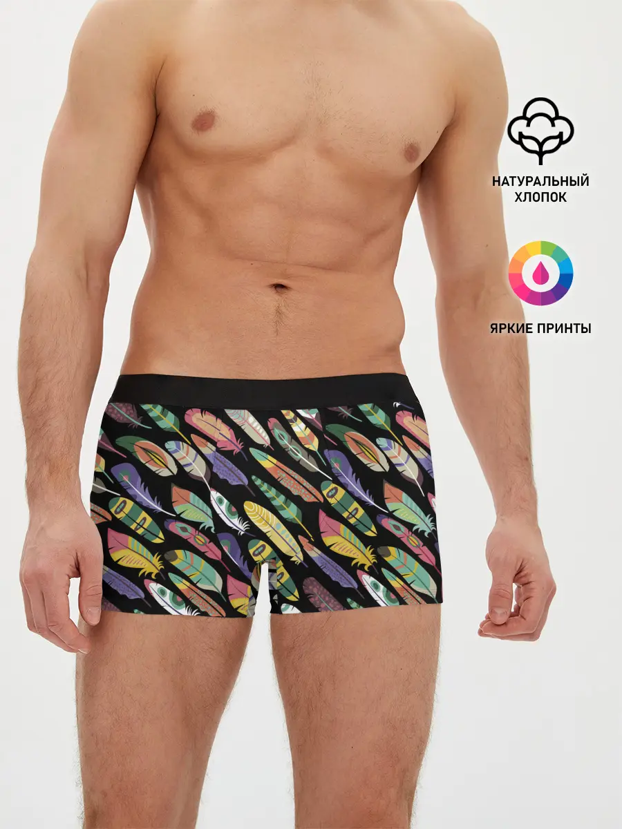 Мужские трусы боксеры / Feathers 2022