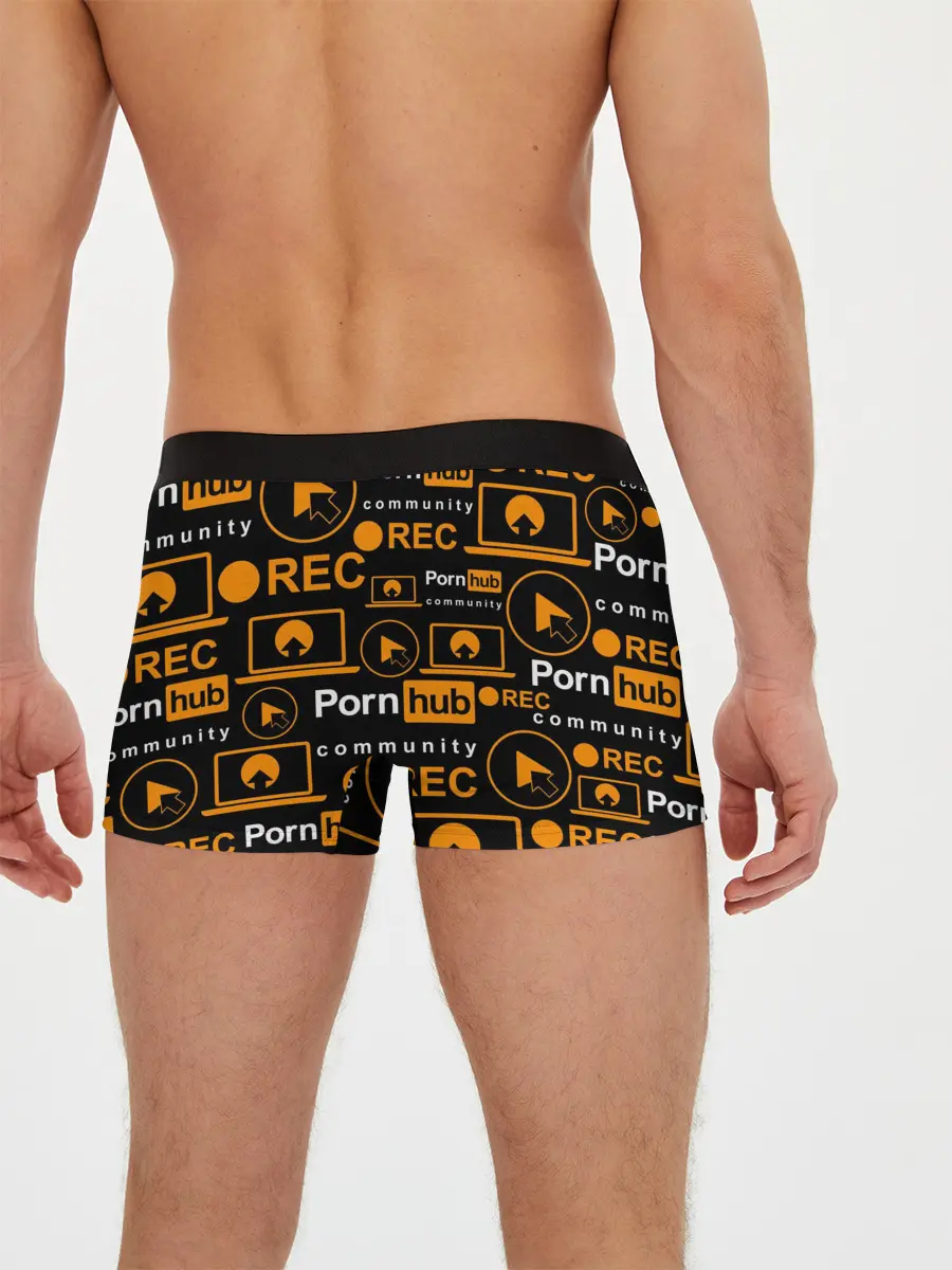 Мужские трусы боксеры / PORNHUB / ПОРНХАБ / УЗОР