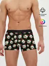 Мужские трусы боксеры / Черепа и розы / Skull and Roses
