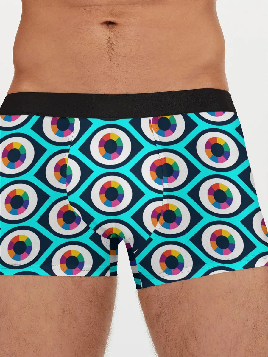 Мужские трусы боксеры / Глаза паттерн