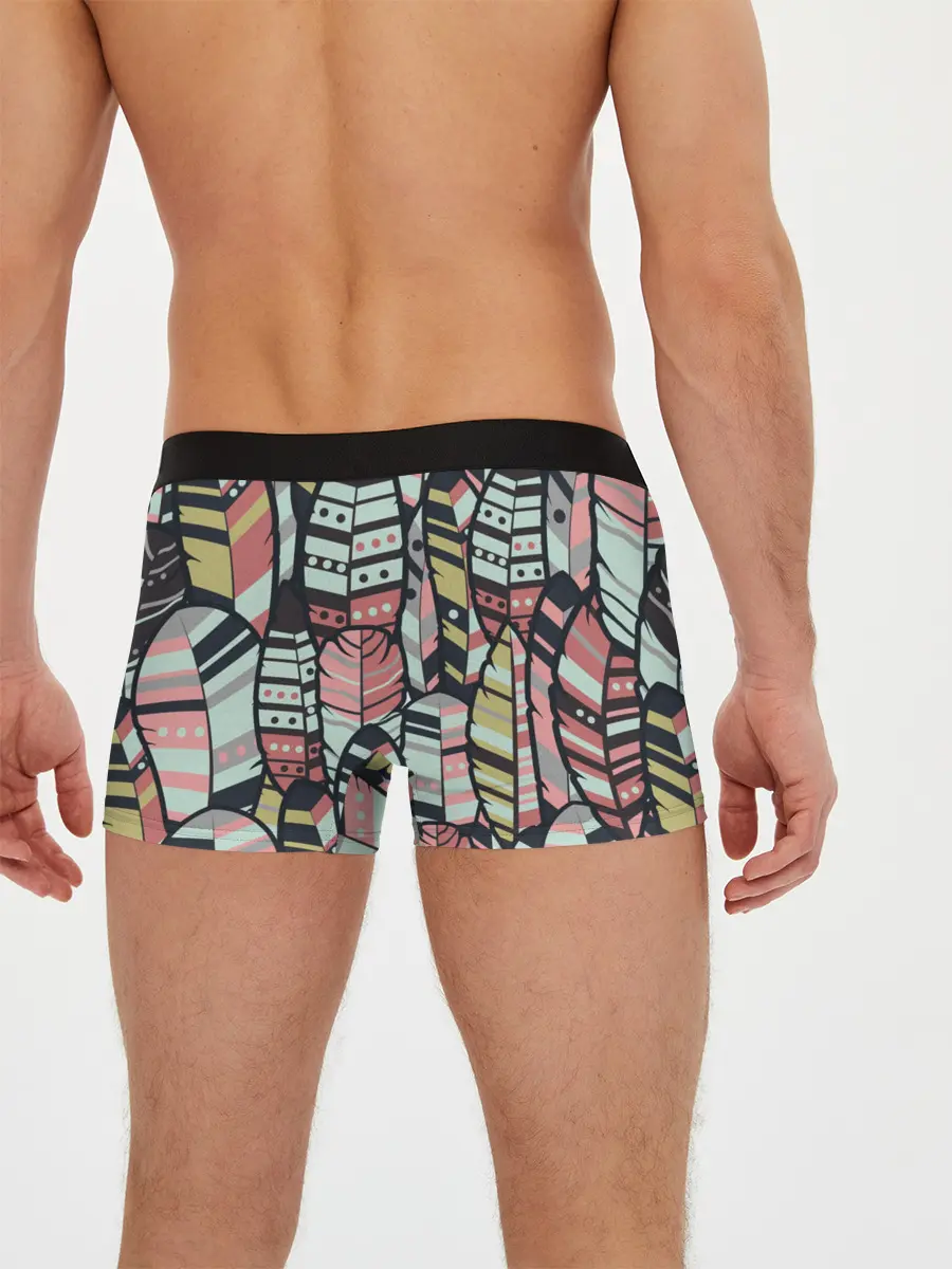 Мужские трусы боксеры / Индейские перья