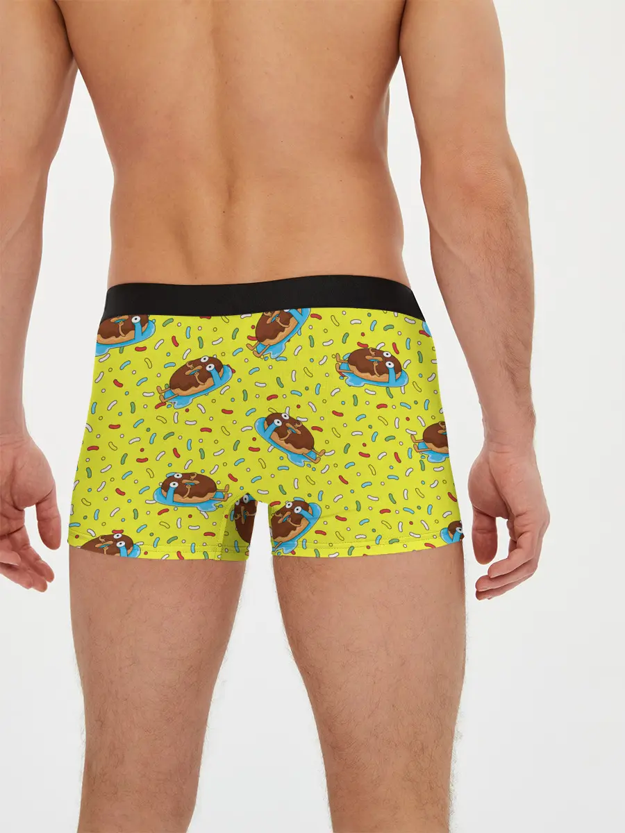 Мужские трусы боксеры / Плачущий пончик