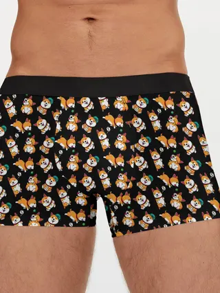 Мужские трусы боксеры / Корги