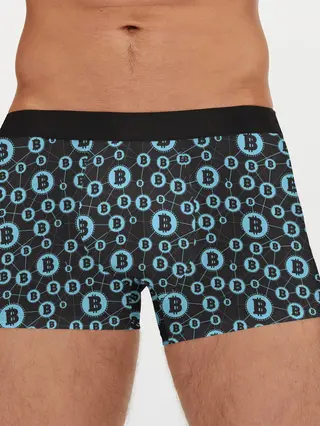 Мужские трусы боксеры / Bitcoin