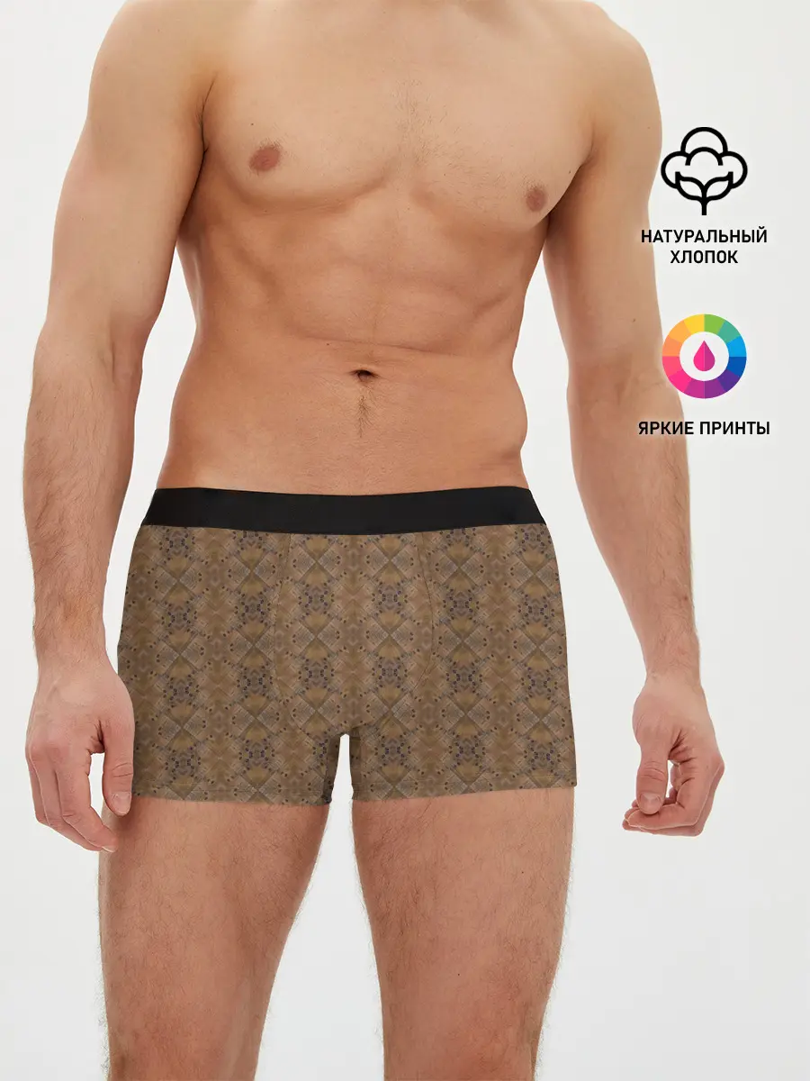 Мужские трусы боксеры / Деревянный паркет