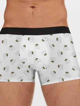 Мужские трусы боксеры / Пчелиный Узор