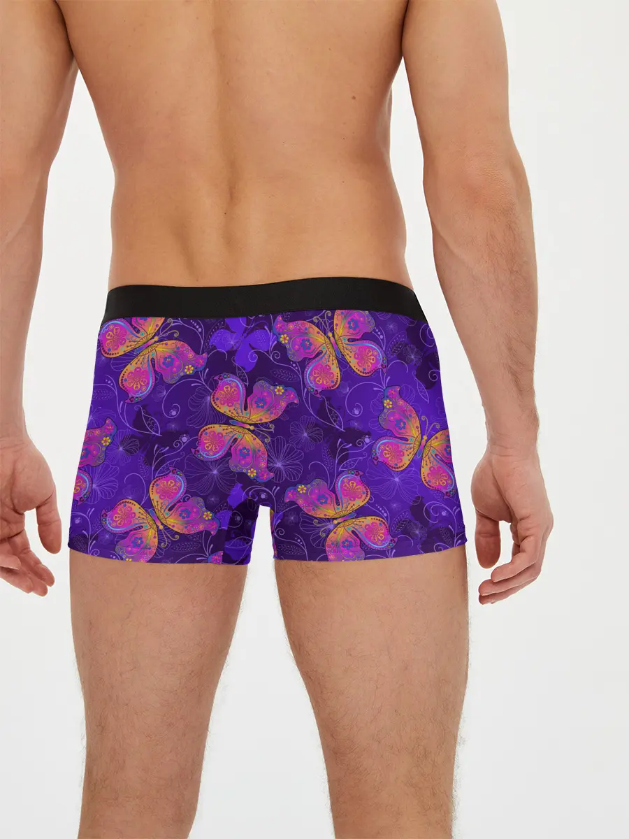 Мужские трусы боксеры / БАБОЧКИ ПАТТЕРН | BUTTERFLY PATTERN
