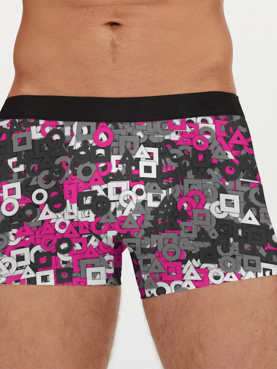 Мужские трусы боксеры / Squid Game Camo