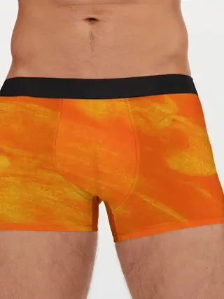 Мужские трусы боксеры / ОРАНЖЕВАЯ КРАСКА