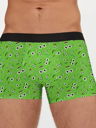 Мужские трусы боксеры / Мультяшные Лица