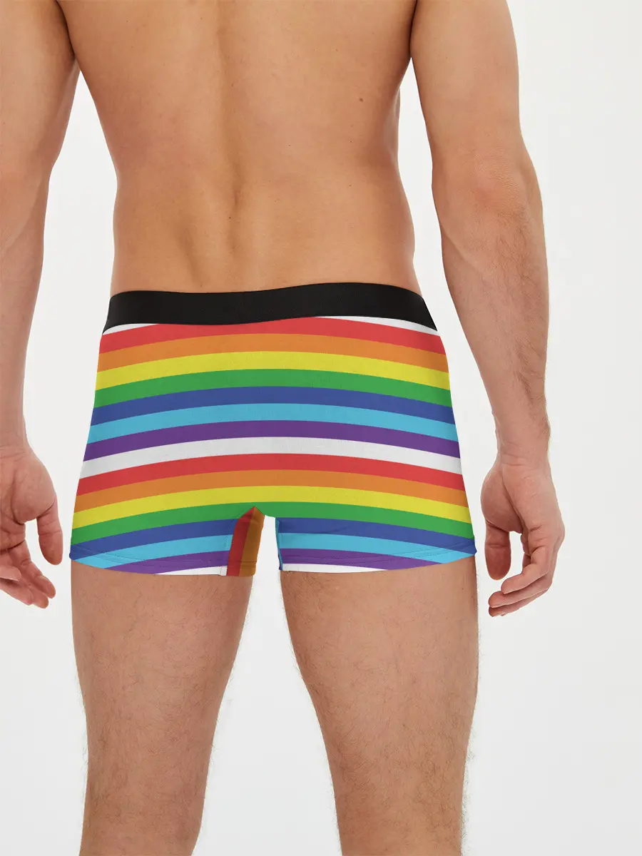 Мужские трусы боксеры / Радужные полосы