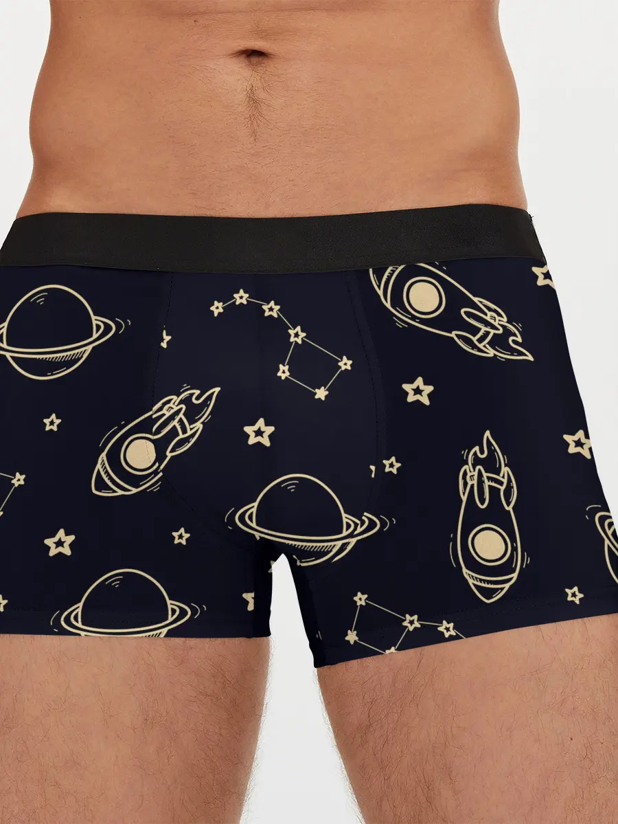 Мужские трусы боксеры / космос