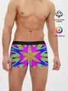 Мужские трусы боксеры / Неоновый фрактал