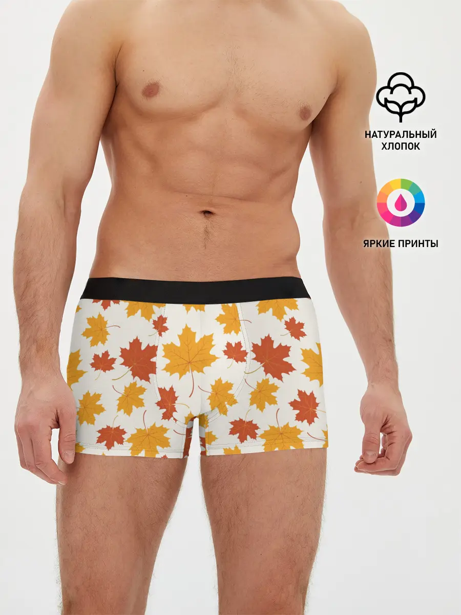 Мужские трусы боксеры / Осень / Autumn