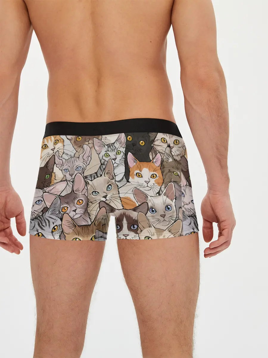 Мужские трусы боксеры / Котики