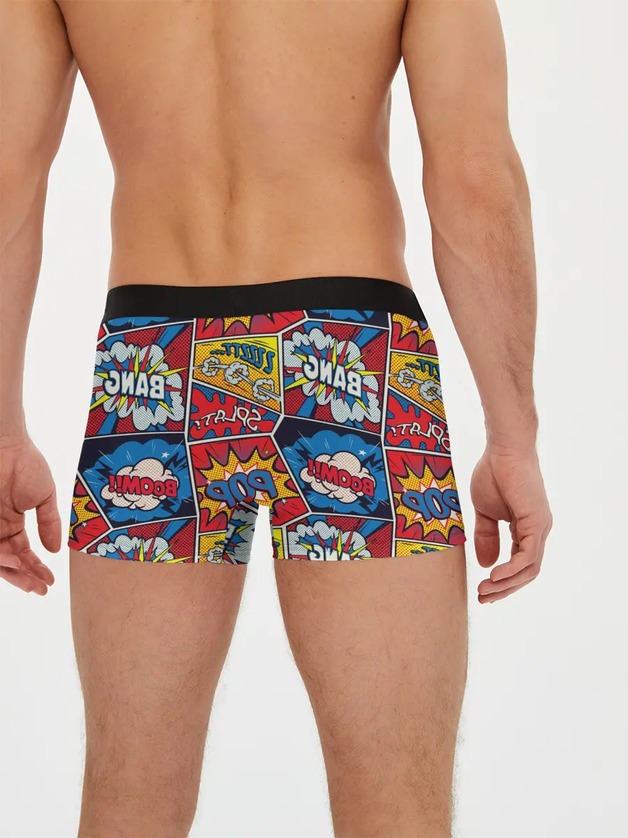 Мужские трусы боксеры / Pop art pattern