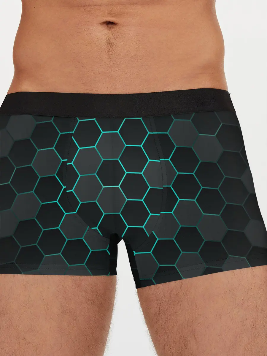 Мужские трусы боксеры / Big Octagon