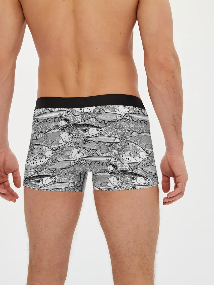 Мужские трусы боксеры / Рыбы