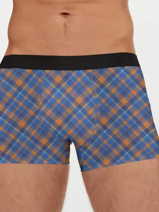 Мужские трусы боксеры / Клеточный узор