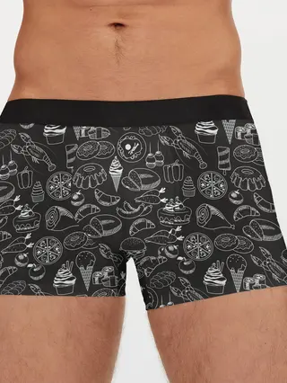 Мужские трусы боксеры / еда