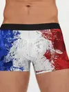 Мужские трусы боксеры / BLUE WHITE & RED