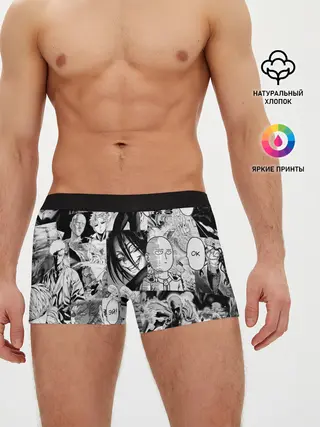 Мужские трусы боксеры / One-Punch Man
