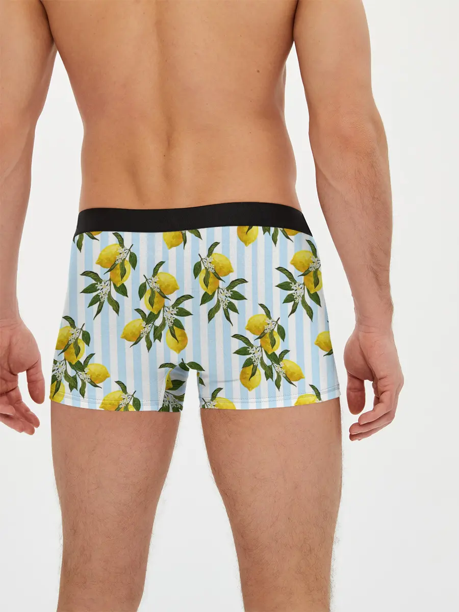 Мужские трусы боксеры / Лимоны