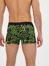 Мужские трусы боксеры / Ярко зеленые славянские узоры