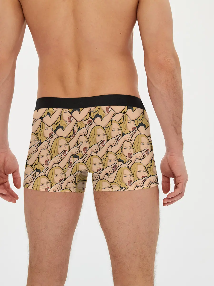 Мужские трусы боксеры / Many women yelling at Cat meme