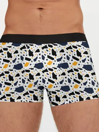 Мужские трусы боксеры / Итальянский Узор Терраццо