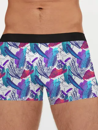 Мужские трусы боксеры / Абстракция пятна краски