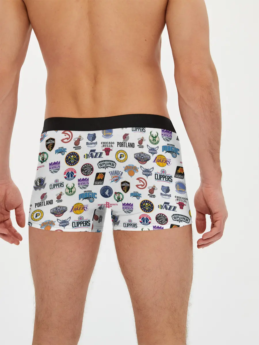 Мужские трусы боксеры / NBA Pattern | НБА Паттерн