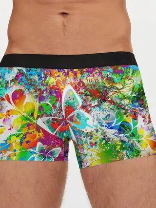 Мужские трусы боксеры / ЯРКИЕ КРАСКИ