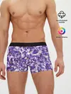Мужские трусы боксеры / Анютины глазки узор