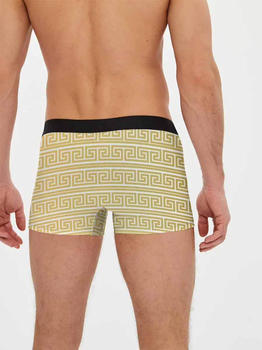 Мужские трусы боксеры / Орнамент древней Греции