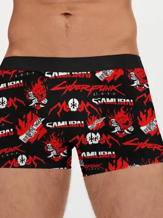 Мужские трусы боксеры / CYBERPUNK 2077 SAMURAI