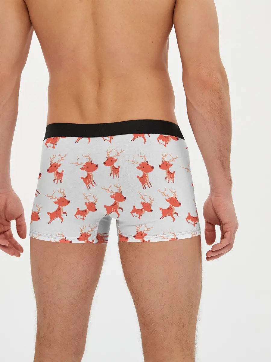 Мужские трусы боксеры / Милый олень