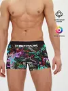 Мужские трусы боксеры / neon graffiti | Smile