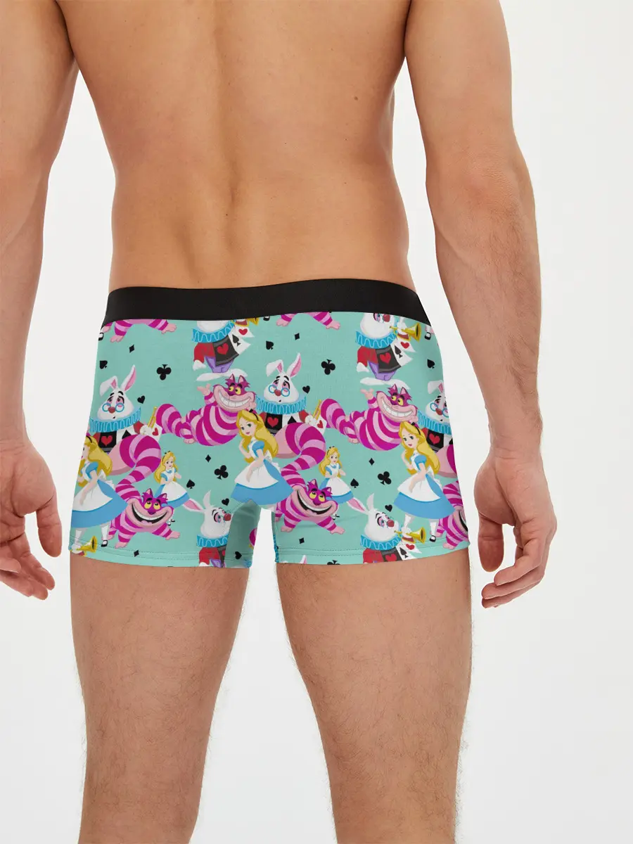 Мужские трусы боксеры / Alice in Wonderland